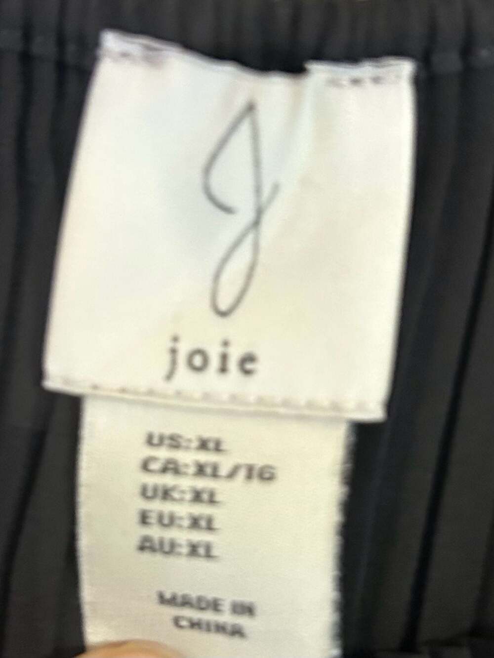 Joie Black Plissé Sleeveless Tank Top - Picture 2 of 5